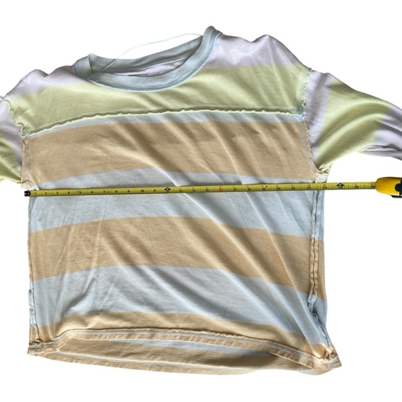 Free People We The Free Sundae Funday Tee Oversized Pullover Sweatshirt Size XS - Picture 5 of 10